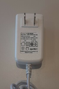 KPTEC AC adaptor K15V100120J AC adapter LED light for 