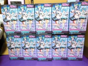  Hatsune Miku фигурка Costumes Cafe meidover. 10 шт Miku Hatsune 10 pcs