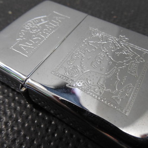 Zippo・ライター・ビンテージ・クロームメッキ・AUSTRALIA・GO Native・ロゴ / 2000 I XVI・2000年頃の画像4