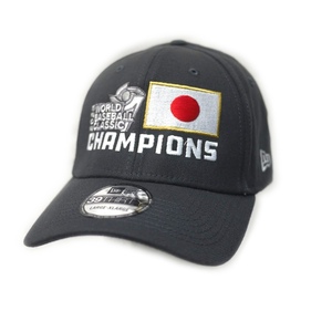 2023年 WBC優勝記念キャップ 侍ジャパン NEW ERA 39THIRTY グレー L/XL (60 - 63.5cm) 日本代表 ニューエラ 帽子 MLB正規品 日本未発売/g81