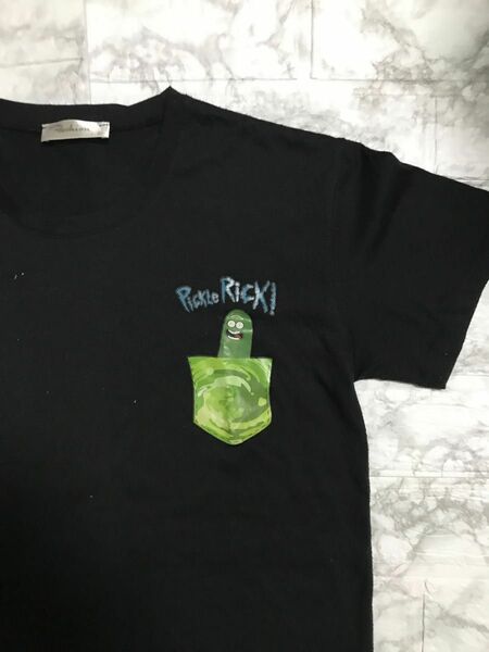 【送料無料♪】Pickle Rick プリントTシャツ