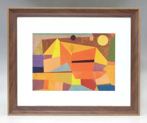 新品☆額付アートポスター◇パウル・クレー☆Paul Klee☆抽象画☆アブストラクト☆壁掛け☆インテリア☆カフェ☆おしゃれ☆467