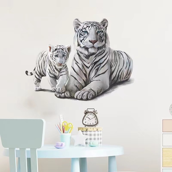 （NO.421）DIY剥がせる飾り壁紙ウォールステッカー綺麗な仕上り タイガー