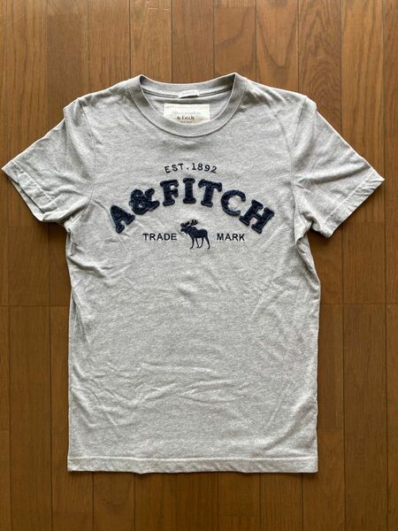 アバクロ Abercrombie＆Fitch 半袖Tシャツ Mサイズ グレー色