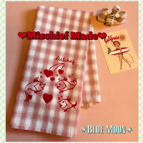 Mischief Made Fish Kitchen Towel 新品未使用