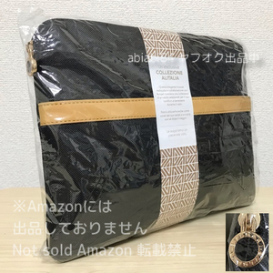 即決4650円★非売品●ブルガリ×Alitalia/アリタリア航空●ビジネスクラス アメニティキット 香水他 ポーチ ブラック/黒 未使用未開封 稀少