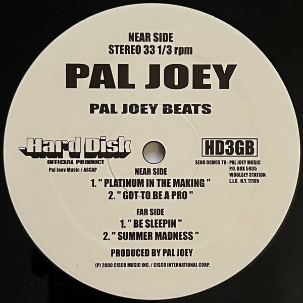 Pal Joey - Pal Joey Beats (USオリジナル/元Sohoメンバー/Hot Music/Summer Madnessネタ)