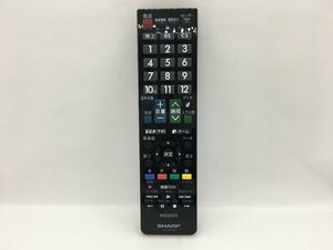 SHARP　リモコン　GB129WJSA　中古品F-1815