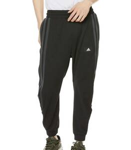 格安 新品 アディダス adidas メンズ M FI TRVL 3ストライプパンツ ブラック XOサイズ　HE2265 シンプル スポーツ カジュアル