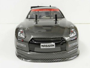  super-discount * has painted final product * full set . Japan nationwide free shipping * 2.4GHz 1/10 drift radio controlled car R35 GTR type carbon black 