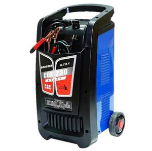  real . business use battery charger CDX-230 blue blue aero body! sudden speed E/G start installing 12V 24V possibility! normal car / truck!CDX230