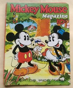 中古 ミッキーマウス バインダー ミニーマウス ファイル 昭和レトロ 当時物 DISNEY ディズニー Mickey Mouse Magazine 10C 時間割表 used