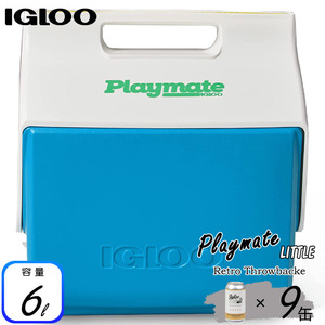 イグルー クーラーボックス プレイメイト レトロ リトル フィエスタブルー 6L Igloo RETRO LITTLE PLAYMATE