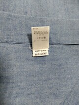 BEAMS Fシャンブレーシャツ/カッタウェイ/XSサイズ37相当/イタリア製/ビームスF/SLIM FIT_画像5