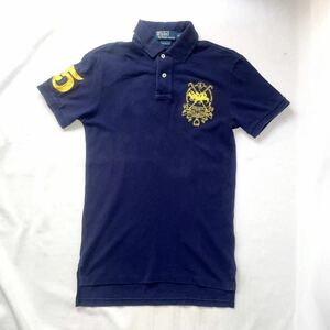  Ralph Lauren RALPH LAUREN polo-shirt navy big po knee custom Fit 5