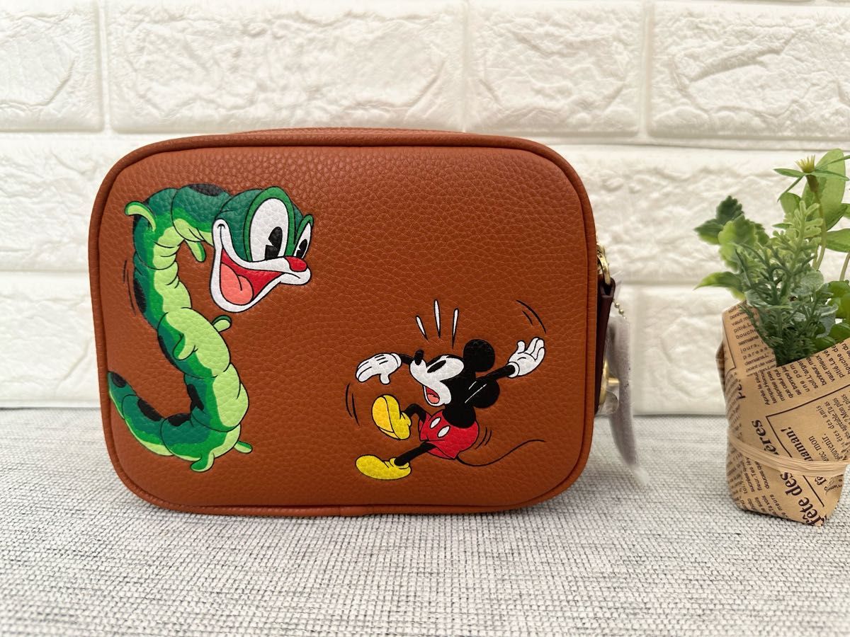 Disney X Coach フライト バッグ CG969 イエロー|PayPayフリマ