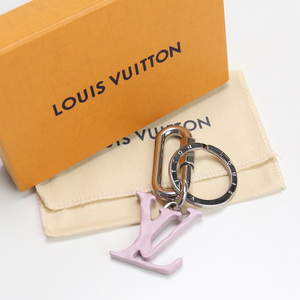 中古良品ルイ ヴィトンLOUIS VUITTON ポルトクレLVシェイプ　キーリング メタル MP2615 LE1109　ピンク　 ランク：A us-2 レディース