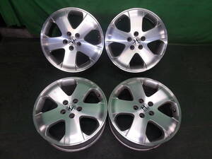 ☆　ホイール　HONDA　ホンダ　18×7J　+55　PCD114.3　5H　18インチ　ポリッシュシルバー　エリシオン　4本　☆