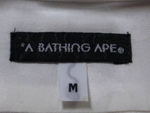 激レア★A BATHING APE エイプ ★白猿迷彩総柄 半袖シャツ★ホワイト★日本製★M★BAPE_画像7