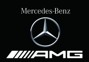 タペストリー横断幕 「Mercedes Benz メルセデス ベンツ AMG ロゴ フラッグ 旗バナー W150cm×H100cm 車庫装飾 インテリア ガレージ雑貨」