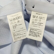 +FT11 LES MUES レミュー AOKI フォーマル メンズ 3L 45-84 長袖 シャツ ワイシャツ 2点 セット 水色 ブルー ビジネス セレモニー_画像9
