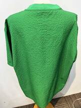 ほぼ未使用 美品 EMPORIO ARMANI エンポリオ アルマーニ 超軽量 テクノシア サッカー Tシャツ EA 半袖 グリーン H31C53C116C サイズXL_画像3