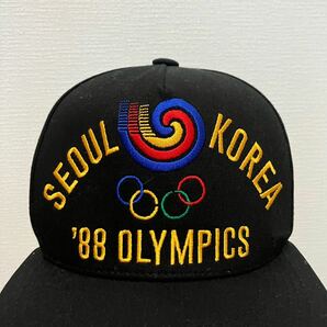 【美品】G-DRAGON 1988年 ソウル オリンピック 記念キャップ 帽子 SEOUL OLYMPICS ヴィンテージの画像5
