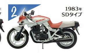 ef игрушки F-toys миникар Vintage мотоцикл комплект 10 Suzuki Katana SUZUKI GSX1100S меч 1983 SD модель 