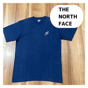 THE NORTH FACE ノースフェイス A5 半袖 Tシャツ ビッグプリントロゴ ネイビー サイズM 玉mc1613