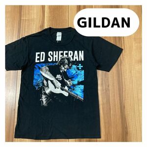 GILDAN ギルダン ED SHEERAN ワールドツアー Tシャツ 半袖 ビッグプリント バンド アーティスト サイズS 玉mc1612