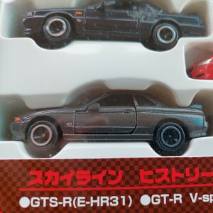 スカイライン　GT-R R32　ガンメタ　スカイライン　ヒストリー　セットのバラです。