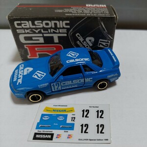 日本製　スカイラインGT-R R32 Calsonic 12