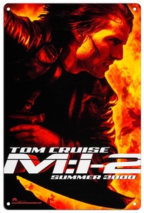 雑貨【Mission: Impossible / ミッション: インポッシブル】人気映画シリーズ メタルプレート ブリキ看板 サビ風なし -5