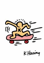 ポストカード【 キース・ヘリング / Keith Haring 】ストリートアート ポップアート はがき -4_画像1