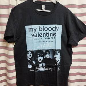 レアデザイン◆マイブラ Tシャツ MY BLOODY VALENTINE マイブラッディヴァレンタイン【 黒 Lサイズ 】 RIDE スマパン レディオヘッド