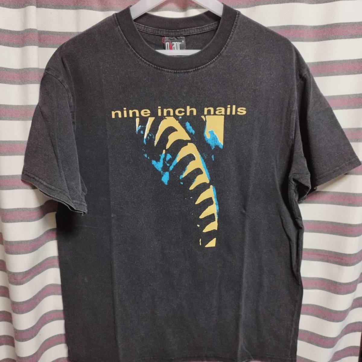 希少柄☆nine inch nails Tシャツ ナインインチネイルズ USA製 BIG