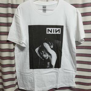 希少柄◆ナインインチネイルズ（Nine Inch Nails） BIGプリントTシャツ【Lサイズ】トレントレズナー Trent Reznor マリリンマンソン