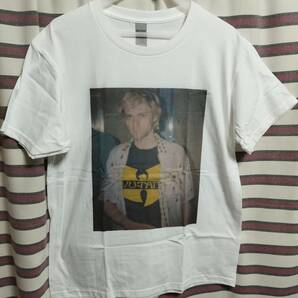 カートコバーン Kurt Cobain　WU TANG CLAN ウータンクランtee t-shirt バンドTシャツ 白L◇送料無料/新品 NIRVANA ニルヴァーナ