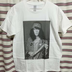 パティスミス Patti Smith BIGプリント バンドTシャツ【Lサイズ】b★送料無料/新品 70's 80'sバンドT パンク PUNK ロックT rock