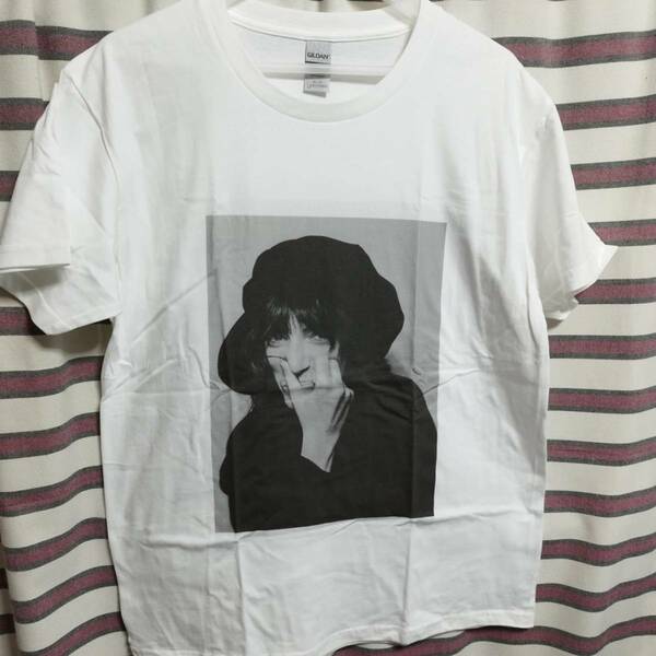 パティスミス Patti Smith BIGプリント バンドTシャツ【Lサイズ】c★送料無料/新品 70's 80'sバンドT パンク PUNK ロックT rock