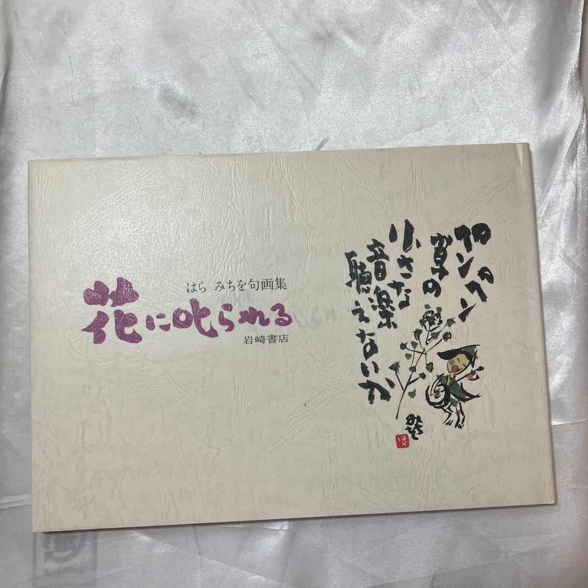zaa-464♪Scolded by Flowers - Haramichio Haiku and Art Collection Extra Large Haramichio (Auteur) Iwasaki Shoten (1989/11/1), Peinture, Livre d'art, Collection, Livre d'art