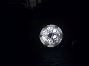 H23年 フーガ HY51 社外 フォグランプ LED 左右セット イカリング バルカン 点灯確認OK