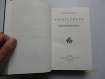 ロ-ズ教授　アリストテレス偽エピグラフス　考証研究書　１８６３年刊のOLMSによる1971年復刊　ROSE ARISTOTELES_画像4