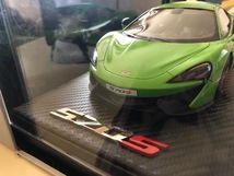 新品極上　世界25台限定モデルカー TECNOMODEL テクノモデル McLaren　570Ｓ グリーン　＆　マクラーレン５７０S　厚口　カタログ　_画像1