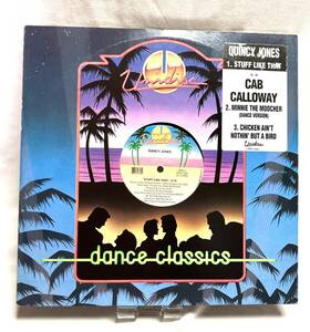 Quincy Jones/Cab CallowayカップリングEP 12インチ Quincy Jones Stuff Like ThatとCab Calloway Minnie The Moocher (Dance Version)収録