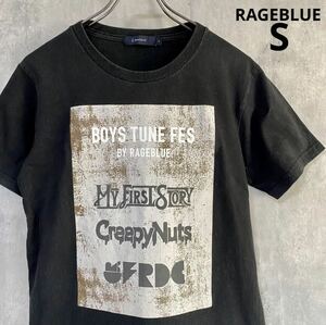 レイジブルー　RAGEBLUE 黒　Tシャツ　S 綿