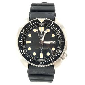 『稼働品▲SEIKO▲サードダイバー』KA-396 セイコー 自動巻き 腕時計 AT SS 黒文字盤 デイデイト Diver 150M メンズ 6306-7001