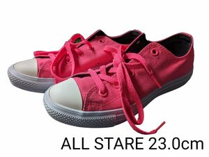 ALL STAR ネオンピンク23.0CM 中古品　オールスター　コンバース　カワイイ