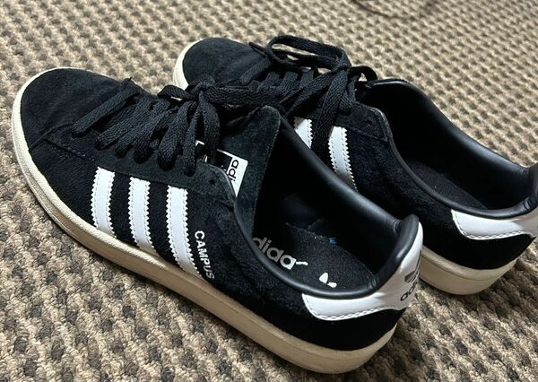 adidas CAMPUS スニーカー ブラック 23cm