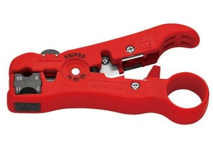 KNIPEX 同軸ケーブルストリッパー 1660-06SB (65-0302-68)